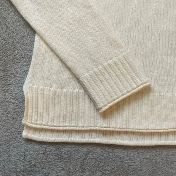 Jenni Kayne Everyday Sweater Wool Cashmere Blend Size S Quiet Luxury Old Money - Picture 3 of 9